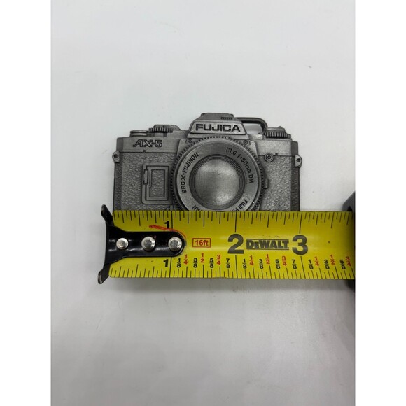 Fujica Fuji AX-5 Belt Buckle SLR 35mm Film Camera Belt Buckle - Picture 3 of 4